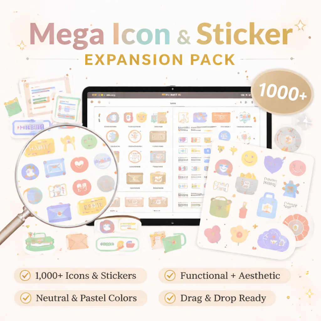Mega Icon & Sticker Expansion Pack