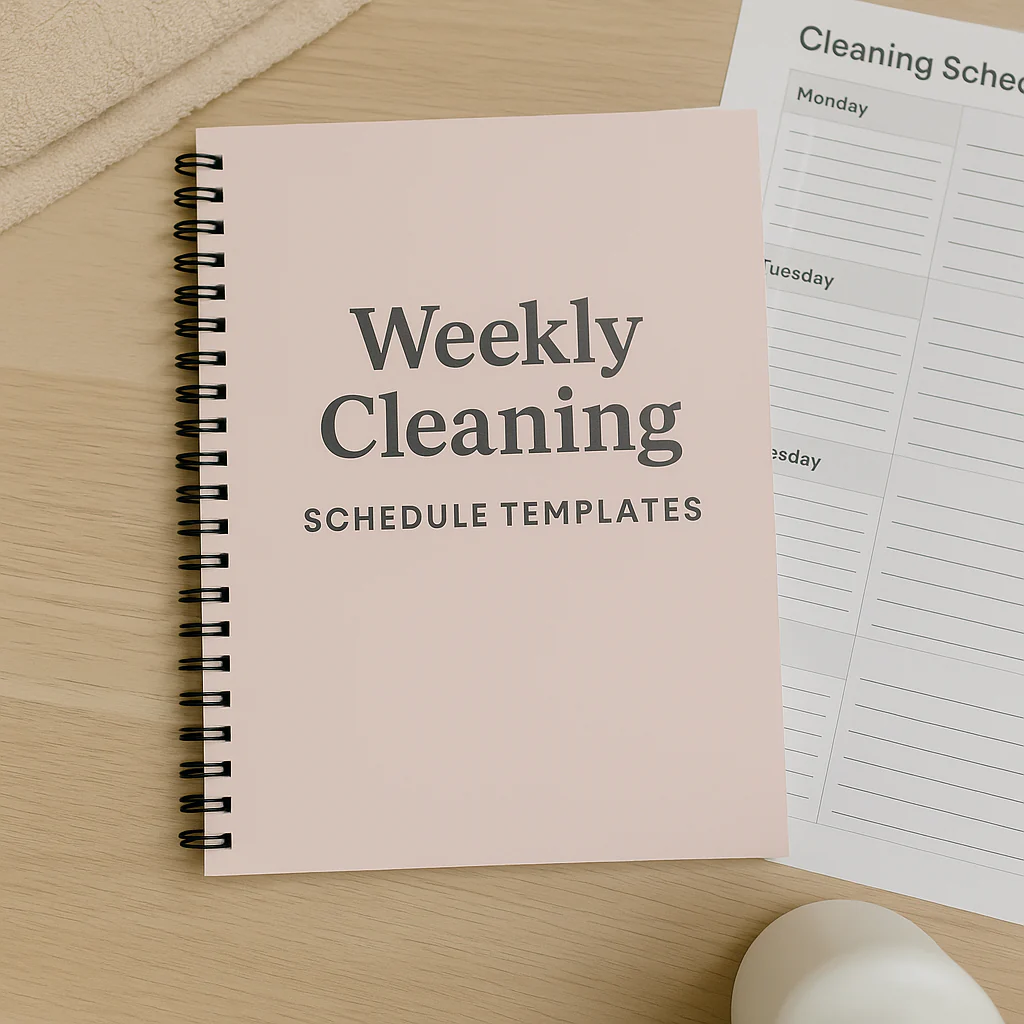 Weekly Cleaning Schedule Templates